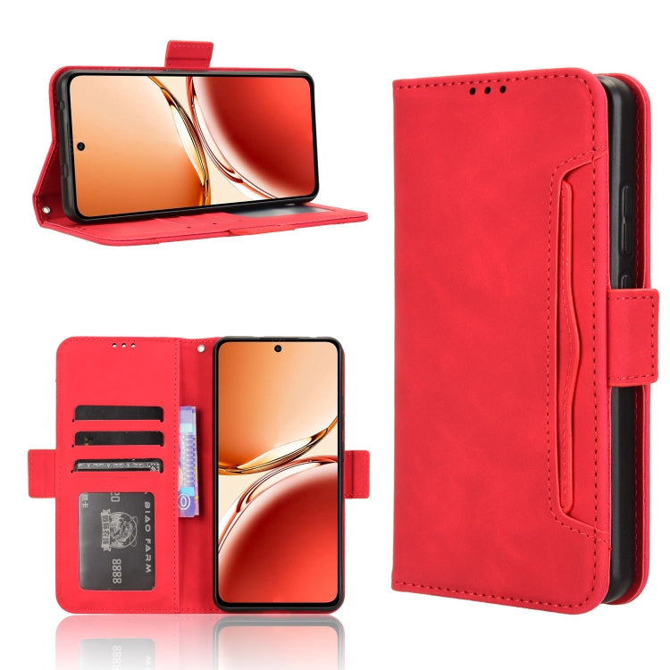Custodia per telefono in pelle con slot per schede di consistenza al polpaccio, For OPPO A3x 5G India, For OPPO Reno12 F 5G, For OPPO Reno11 PJH110, For OPPO Reno12 Pro 5G Global