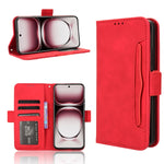 Custodia per telefono in pelle con slot per schede di consistenza al polpaccio, For OPPO A3x 5G India, For OPPO Reno12 F 5G, For OPPO Reno11 PJH110, For OPPO Reno12 Pro 5G Global