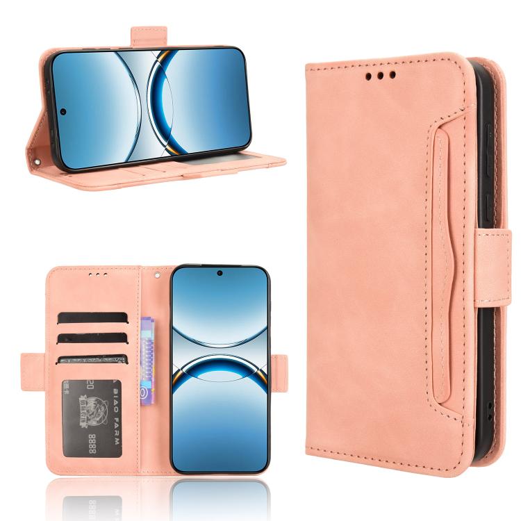 Custodia per telefono in pelle con slot per schede di consistenza al polpaccio, For OPPO Reno13 5G Global, For OPPO Reno13 F 4G / 5G, For OPPO Find X8, For OPPO K12X 5G / OnePlus Nord CE4 Lite 5G