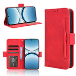 Custodia per telefono in pelle con slot per schede di consistenza al polpaccio, For OPPO Reno13 5G Global, For OPPO Reno13 F 4G / 5G, For OPPO Find X8, For OPPO K12X 5G / OnePlus Nord CE4 Lite 5G