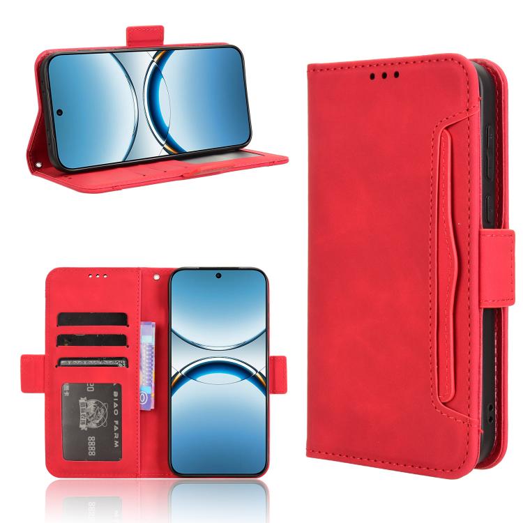 Custodia per telefono in pelle con slot per schede di consistenza al polpaccio, For OPPO Reno13 5G Global, For OPPO Reno13 F 4G / 5G, For OPPO Find X8, For OPPO K12X 5G / OnePlus Nord CE4 Lite 5G