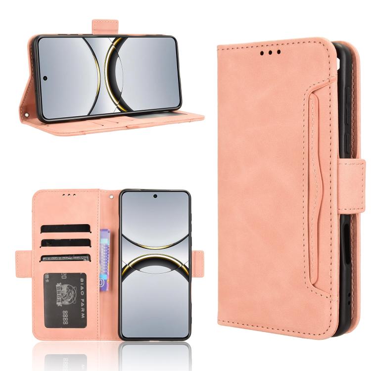 Custodia per telefono in pelle con slot per schede di consistenza al polpaccio, For OPPO A78 4G, For OPPO Find X8 Pro, For OPPO Reno7 A
