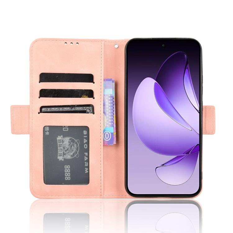 Custodia per telefono in pelle con slot per schede di consistenza al polpaccio, For OPPO Reno13 5G Global, For OPPO Reno13 F 4G / 5G, For OPPO Find X8, For OPPO K12X 5G / OnePlus Nord CE4 Lite 5G