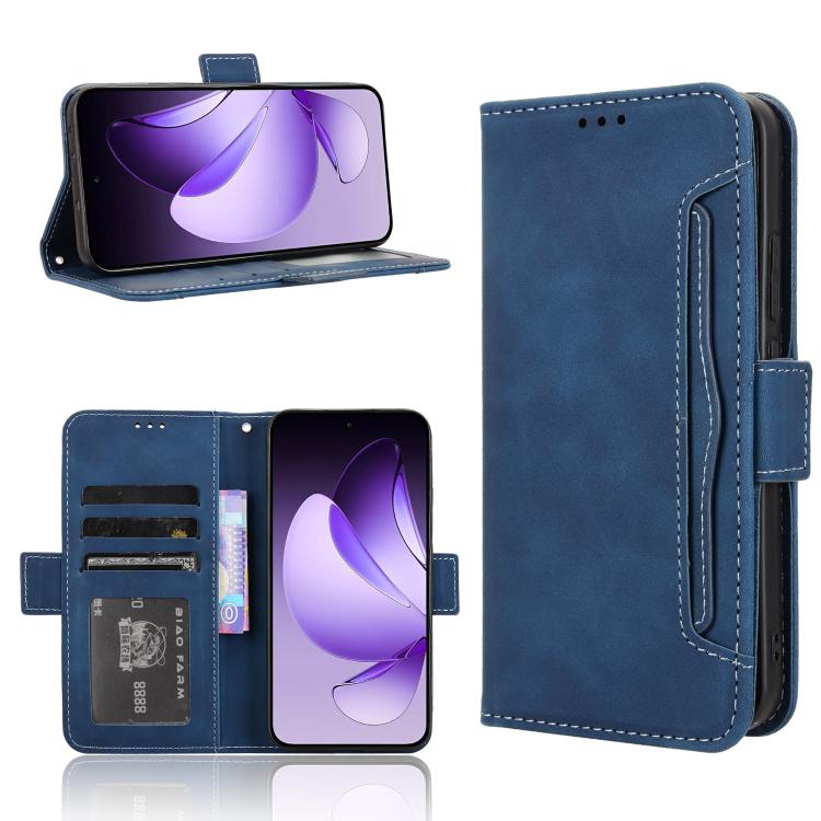 Custodia per telefono in pelle con slot per schede di consistenza al polpaccio, For OPPO Reno13 5G Global, For OPPO Reno13 F 4G / 5G, For OPPO Find X8, For OPPO K12X 5G / OnePlus Nord CE4 Lite 5G