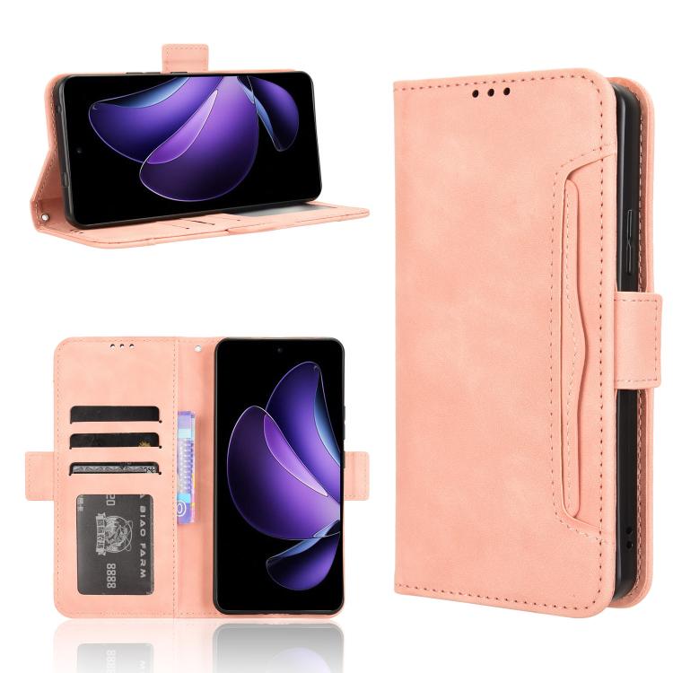 Custodia per telefono in pelle con slot per schede di consistenza al polpaccio, For OPPO Reno13 5G Global, For OPPO Reno13 F 4G / 5G, For OPPO Find X8, For OPPO K12X 5G / OnePlus Nord CE4 Lite 5G