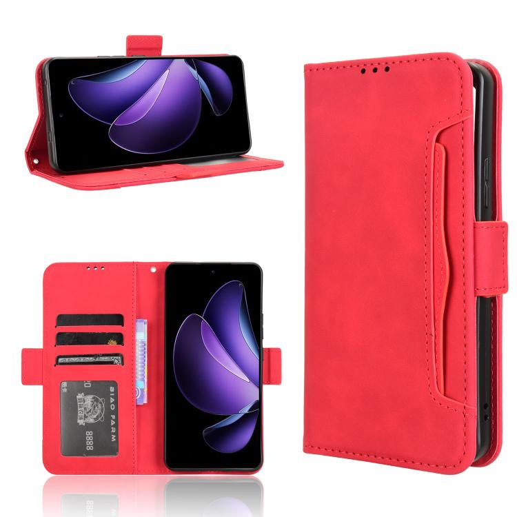 Custodia per telefono in pelle con slot per schede di consistenza al polpaccio, For OPPO Reno13 5G Global, For OPPO Reno13 F 4G / 5G, For OPPO Find X8, For OPPO K12X 5G / OnePlus Nord CE4 Lite 5G