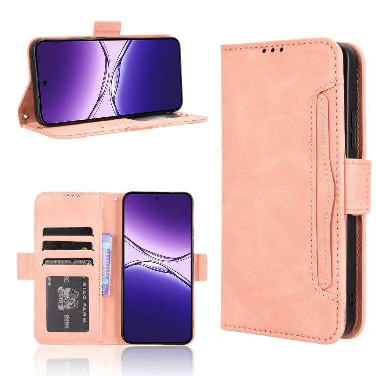 Custodia per telefono in pelle con slot per schede di consistenza al polpaccio, For OPPO F29 Pro 5G, For OPPO F29 5G Global, For OPPO A5 Pro Global, For OPPO Reno13 Pro 5G Global
