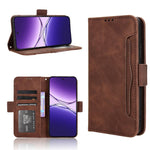 Custodia per telefono in pelle con slot per schede di consistenza al polpaccio, For OPPO F29 Pro 5G, For OPPO F29 5G Global, For OPPO A5 Pro Global, For OPPO Reno13 Pro 5G Global