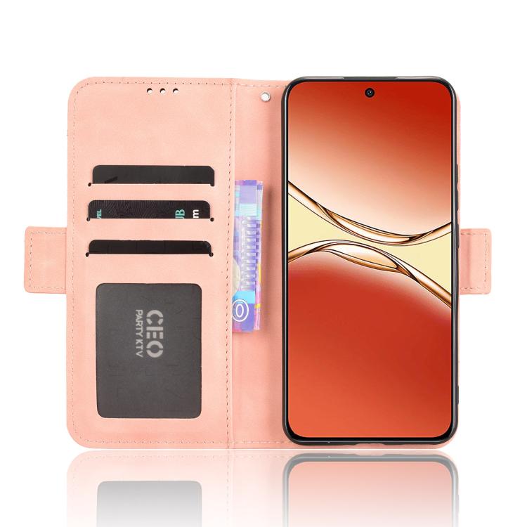 Custodia per telefono in pelle con slot per schede di consistenza al polpaccio, For OPPO F29 Pro 5G, For OPPO F29 5G Global, For OPPO A5 Pro Global, For OPPO Reno13 Pro 5G Global