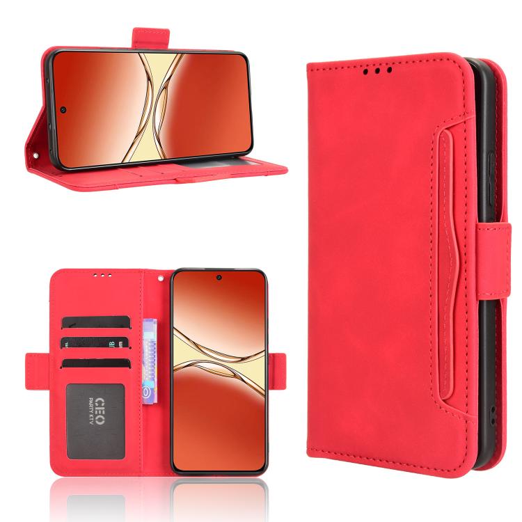 Custodia per telefono in pelle con slot per schede di consistenza al polpaccio, For OPPO F29 Pro 5G, For OPPO F29 5G Global, For OPPO A5 Pro Global, For OPPO Reno13 Pro 5G Global