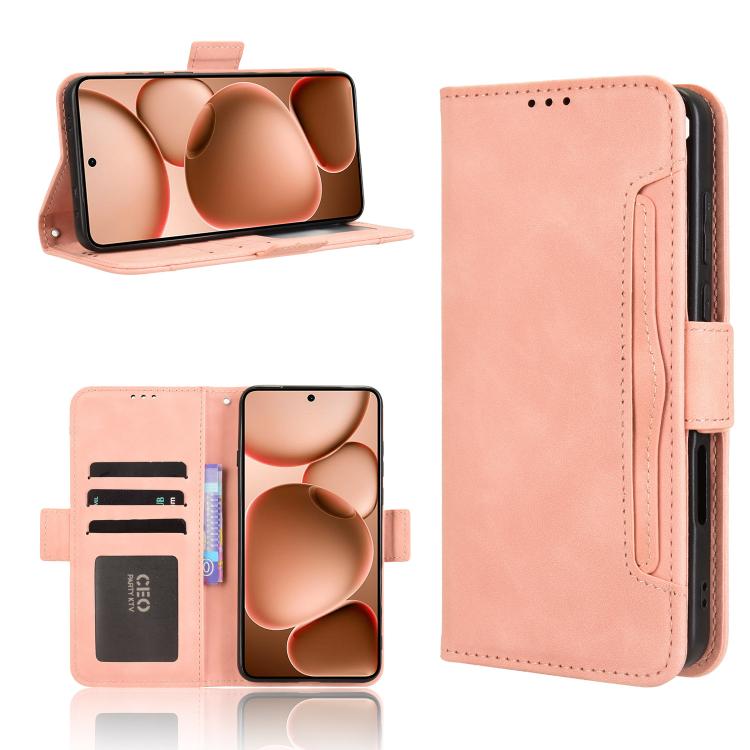 Custodia per telefono in pelle con slot per schede di consistenza al polpaccio, For OPPO K13 5G, For OPPO Find X8s+ 5G, For OPPO Find X8s 5G, For OPPO Find X8 Ultra 5G