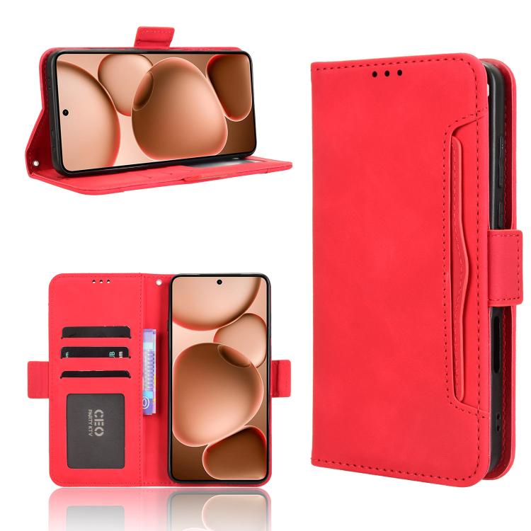 Custodia per telefono in pelle con slot per schede di consistenza al polpaccio, For OPPO K13 5G, For OPPO Find X8s+ 5G, For OPPO Find X8s 5G, For OPPO Find X8 Ultra 5G