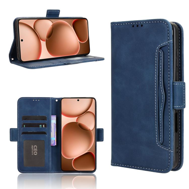Custodia per telefono in pelle con slot per schede di consistenza al polpaccio, For OPPO K13 5G, For OPPO Find X8s+ 5G, For OPPO Find X8s 5G, For OPPO Find X8 Ultra 5G