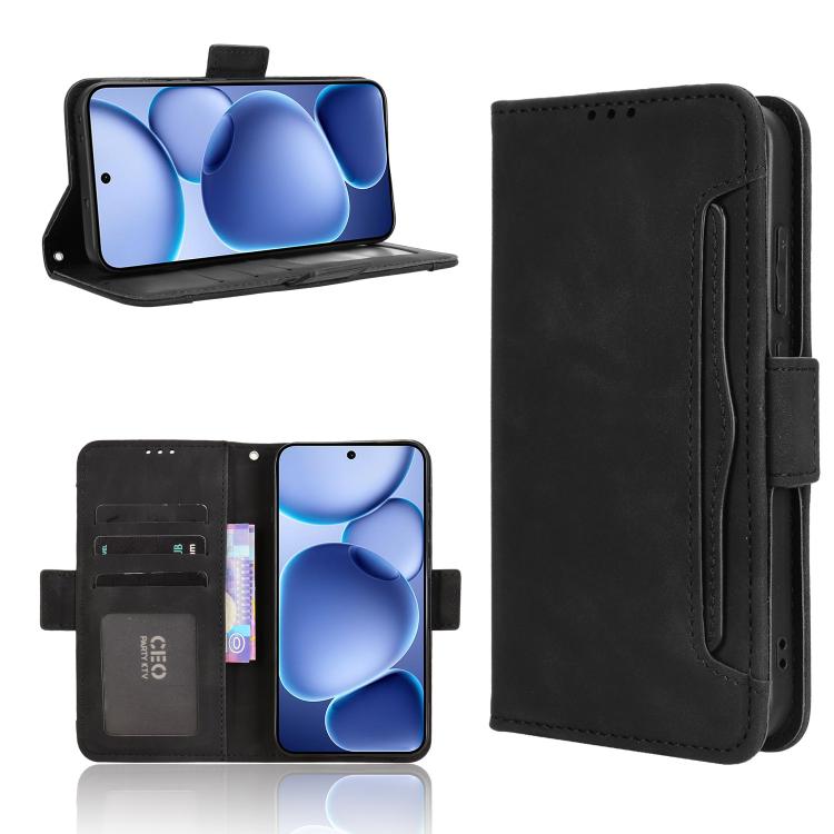Custodia per telefono in pelle con slot per schede di consistenza al polpaccio, For OPPO K13 5G, For OPPO Find X8s+ 5G, For OPPO Find X8s 5G, For OPPO Find X8 Ultra 5G