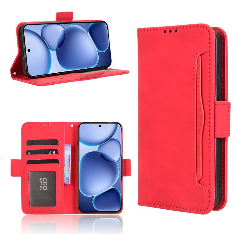 Custodia per telefono in pelle con slot per schede di consistenza al polpaccio, For OPPO K13 5G, For OPPO Find X8s+ 5G, For OPPO Find X8s 5G, For OPPO Find X8 Ultra 5G