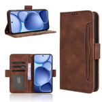 Custodia per telefono in pelle con slot per schede di consistenza al polpaccio, For OPPO K13 5G, For OPPO Find X8s+ 5G, For OPPO Find X8s 5G, For OPPO Find X8 Ultra 5G