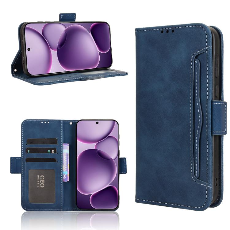 Custodia per telefono in pelle con slot per schede di consistenza al polpaccio, For OPPO K13 5G, For OPPO Find X8s+ 5G, For OPPO Find X8s 5G, For OPPO Find X8 Ultra 5G