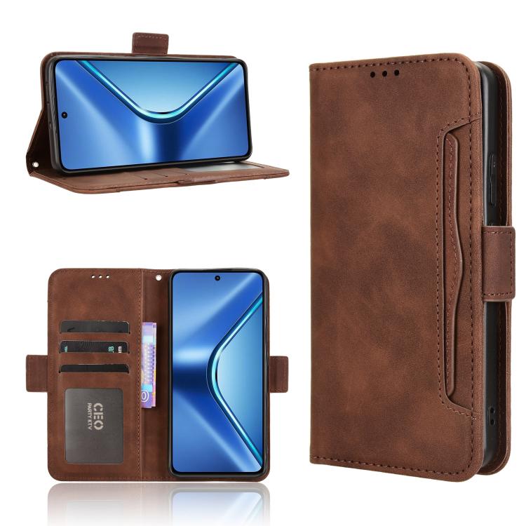 Custodia per telefono in pelle con slot per schede di consistenza al polpaccio, For OPPO K13 5G, For OPPO Find X8s+ 5G, For OPPO Find X8s 5G, For OPPO Find X8 Ultra 5G