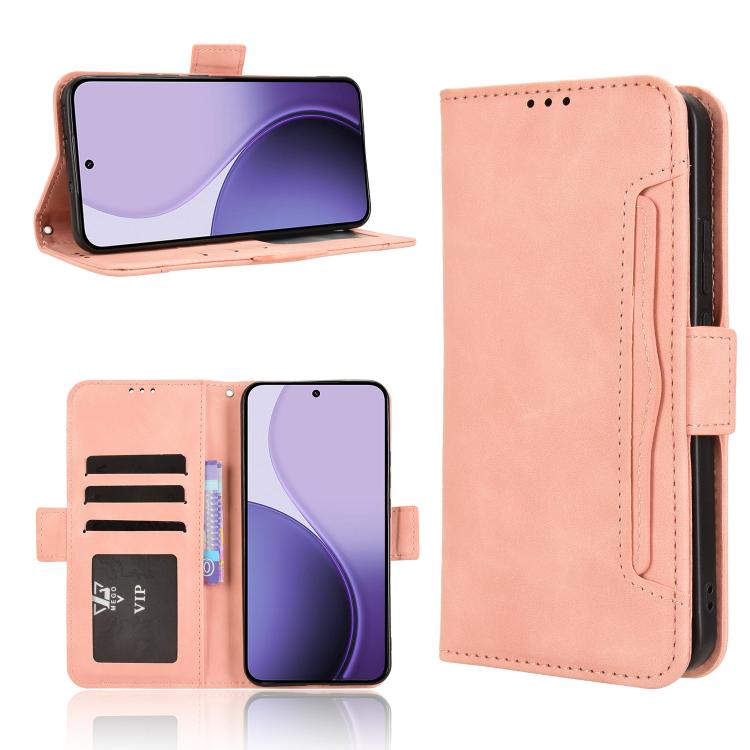 Custodia per telefono in pelle con slot per schede di consistenza al polpaccio, For OPPO Reno14 F 5G, For OPPO A5x 4G / 5G Global, For OPPO A5 4G / 5G Global, For OPPO Reno14 5G Global