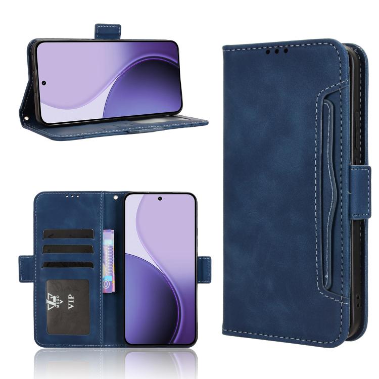 Custodia per telefono in pelle con slot per schede di consistenza al polpaccio, For OPPO Reno14 F 5G, For OPPO A5x 4G / 5G Global, For OPPO A5 4G / 5G Global, For OPPO Reno14 5G Global