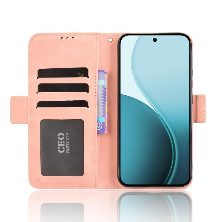Custodia per telefono in pelle con slot per schede di consistenza al polpaccio, For OPPO Reno14 F 5G, For OPPO A5x 4G / 5G Global, For OPPO A5 4G / 5G Global, For OPPO Reno14 5G Global