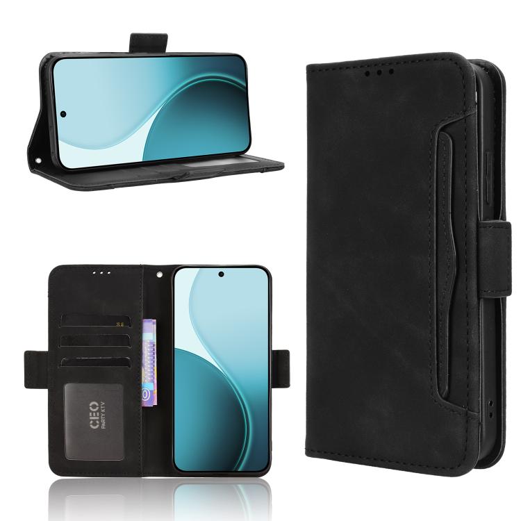 Custodia per telefono in pelle con slot per schede di consistenza al polpaccio, For OPPO Reno14 F 5G, For OPPO A5x 4G / 5G Global, For OPPO A5 4G / 5G Global, For OPPO Reno14 5G Global
