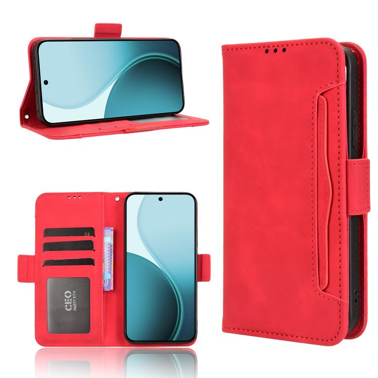 Custodia per telefono in pelle con slot per schede di consistenza al polpaccio, For OPPO Reno14 F 5G, For OPPO A5x 4G / 5G Global, For OPPO A5 4G / 5G Global, For OPPO Reno14 5G Global