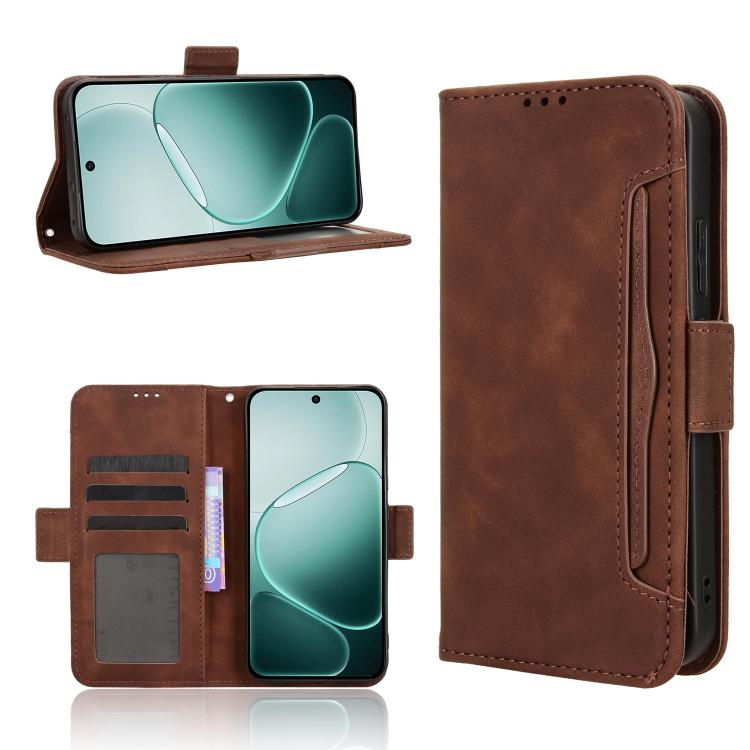 Custodia per telefono in pelle con slot per schede di consistenza al polpaccio, For OPPO A6 Pro 4G / 5G Global / F31 5G, For OPPO A6 Max 5G / F31 Pro+ 5G, For OPPO F31 Pro 5G, For OPPO Find X9 Pro