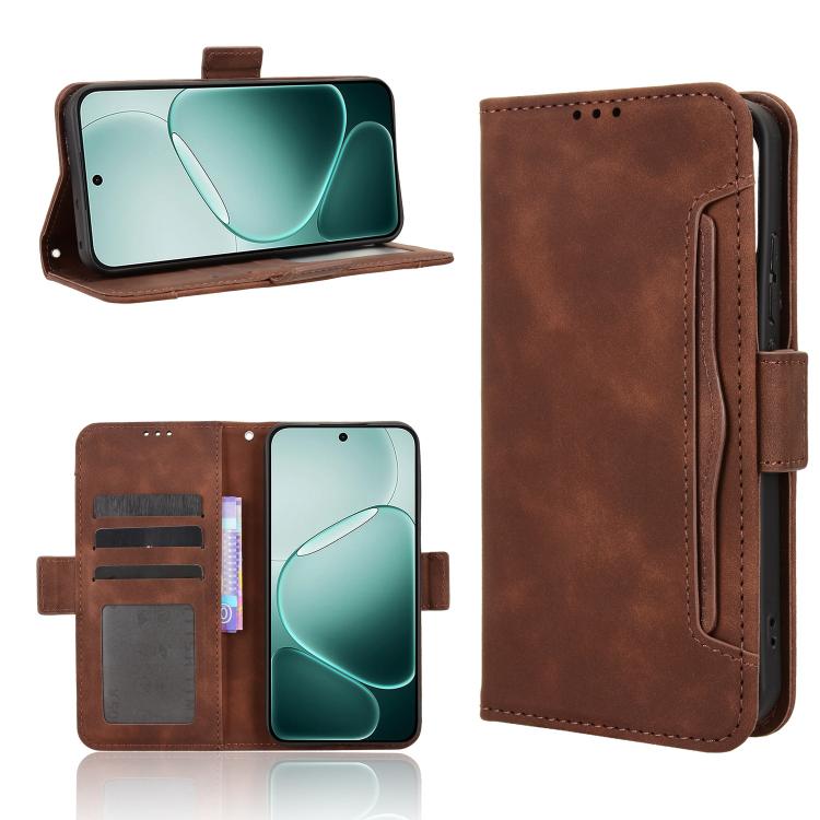 Custodia per telefono in pelle con slot per schede di consistenza al polpaccio, For OPPO A6 Pro 4G / 5G Global / F31 5G, For OPPO A6 Max 5G / F31 Pro+ 5G, For OPPO F31 Pro 5G, For OPPO Find X9 Pro