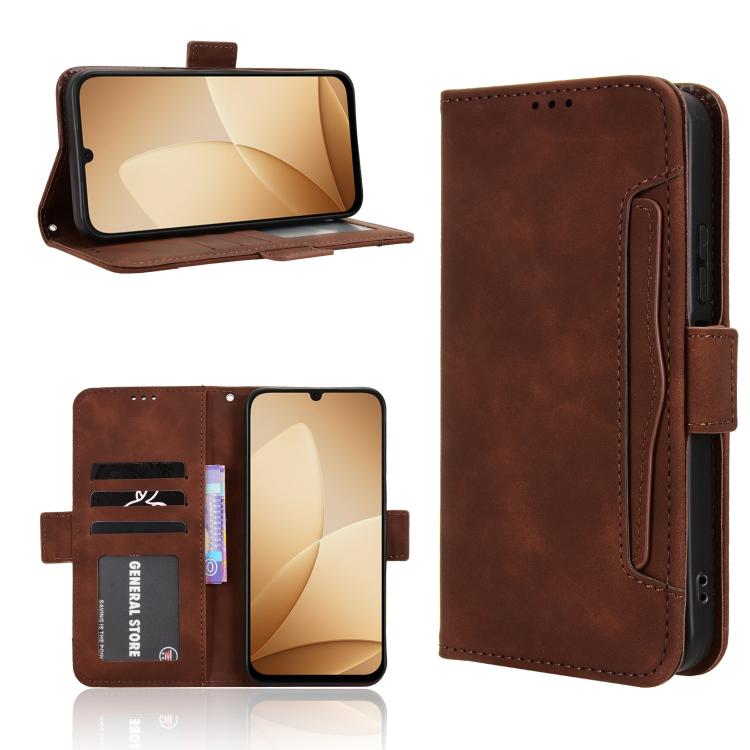 Custodia per telefono in pelle con slot per schede di consistenza al polpaccio, For OPPO Find X9 Ultra 5G, For OPPO A6c 4G / A6t / A6t Pro, For OPPO A6s 5G / A6 5G Global, For OPPO Reno15 Pro Max 5G Global