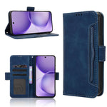 Custodia per telefono in pelle con slot per schede di consistenza al polpaccio, For OPPO Reno16 F 5G / Reno16 FS 5G, For OPPO Reno15 A / Reno15 F 5G, For OPPO Reno16 Pro 5G / Reno 16 5G Global, For OPPO F33 Pro 5G