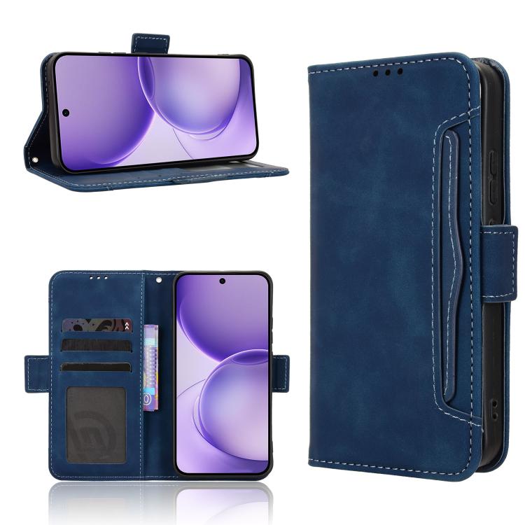 Custodia per telefono in pelle con slot per schede di consistenza al polpaccio, For OPPO Reno16 F 5G / Reno16 FS 5G, For OPPO Reno15 A / Reno15 F 5G, For OPPO Reno16 Pro 5G / Reno 16 5G Global, For OPPO F33 Pro 5G
