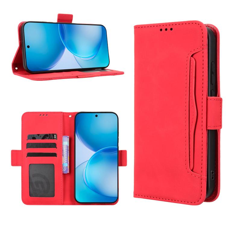 Custodia per telefono in pelle con slot per schede di consistenza al polpaccio, For OPPO Reno16 F 5G / Reno16 FS 5G, For OPPO Reno15 A / Reno15 F 5G, For OPPO Reno16 Pro 5G / Reno 16 5G Global, For OPPO F33 Pro 5G