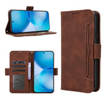 Custodia per telefono in pelle con slot per schede di consistenza al polpaccio, For OPPO Reno16 F 5G / Reno16 FS 5G, For OPPO Reno15 A / Reno15 F 5G, For OPPO Reno16 Pro 5G / Reno 16 5G Global, For OPPO F33 Pro 5G