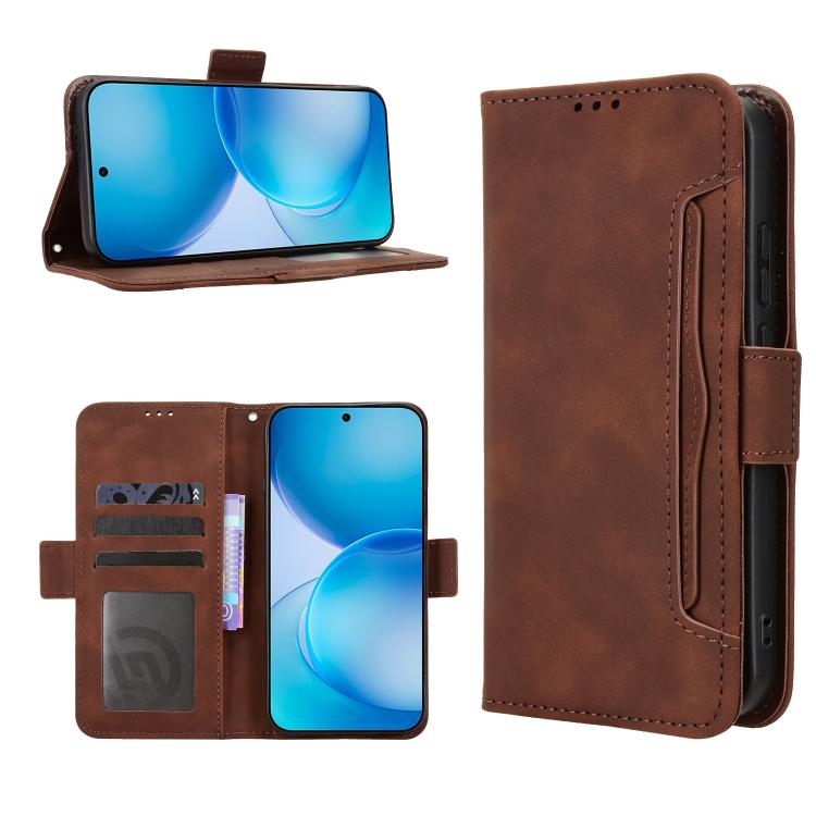 Custodia per telefono in pelle con slot per schede di consistenza al polpaccio, For OPPO Reno16 F 5G / Reno16 FS 5G, For OPPO Reno15 A / Reno15 F 5G, For OPPO Reno16 Pro 5G / Reno 16 5G Global, For OPPO F33 Pro 5G