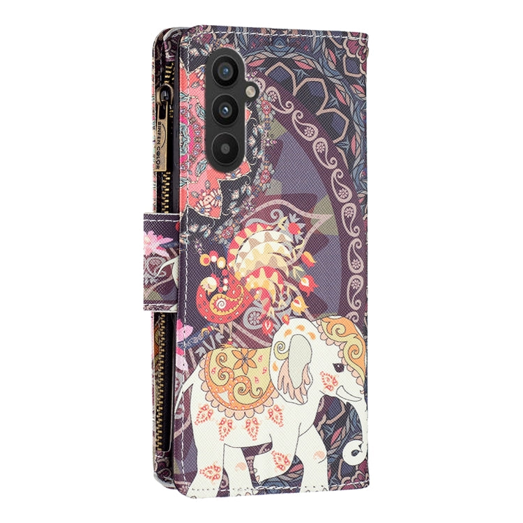 Custodia in pelle con cerniera per Samsung Galaxy A25 5G