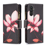 Custodia in pelle con cerniera per Samsung Galaxy A25 5G