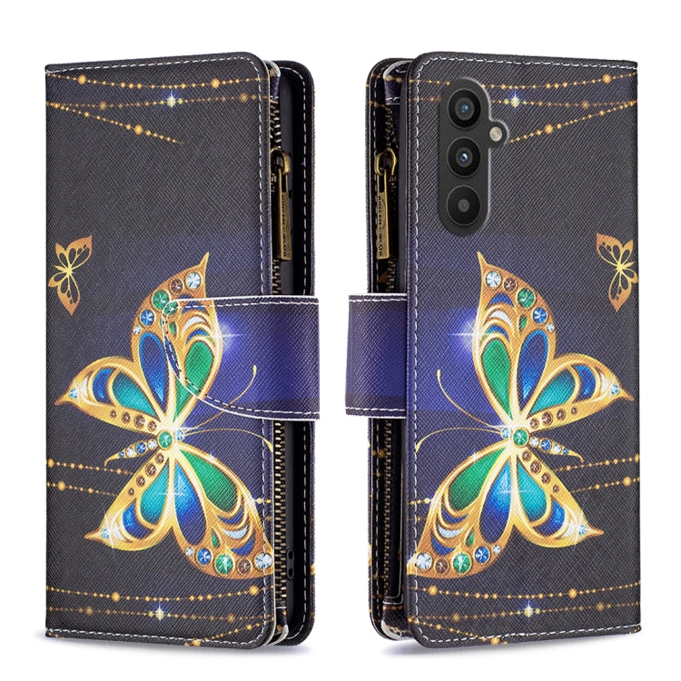 Custodia in pelle con cerniera per Samsung Galaxy A25 5G