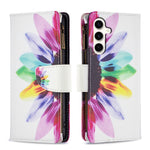 Custodia portafoglio in pelle per Samsung Galaxy A35