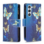 Custodia in pelle con cerniera per Samsung Galaxy S24+