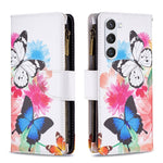 Custodia in pelle con cerniera per Samsung Galaxy S24+