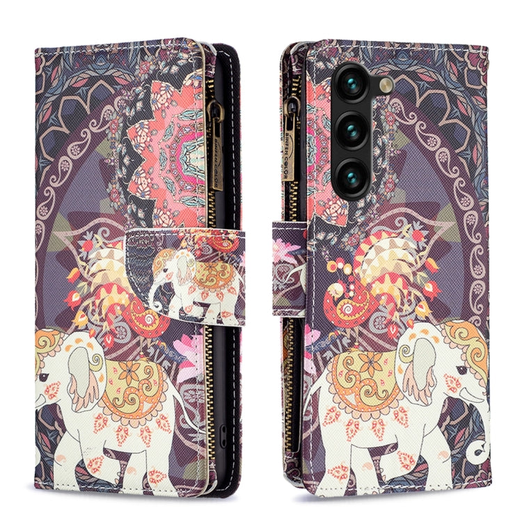 Custodia in pelle con cerniera per Samsung Galaxy S24+