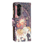 Custodia in pelle con cerniera per Samsung Galaxy S24+