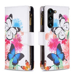 Custodia in pelle con cerniera per Samsung Galaxy S24+