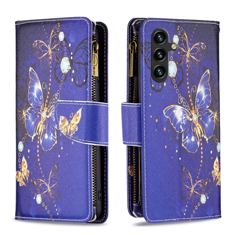 Custodia portafoglio in pelle per Samsung Galaxy A35