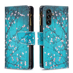 Custodia portafoglio in pelle per Samsung Galaxy A35