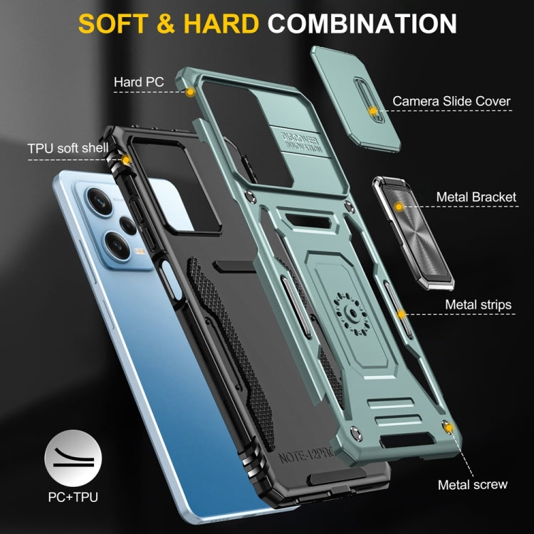 Armatura PC + custodia per telefono con fotocamera in TPU, For Xiaomi Redmi Note 12 Pro 5G Global, For Xiaomi Redmi Note 12 5G Global, For Xiaomi Redmi A1