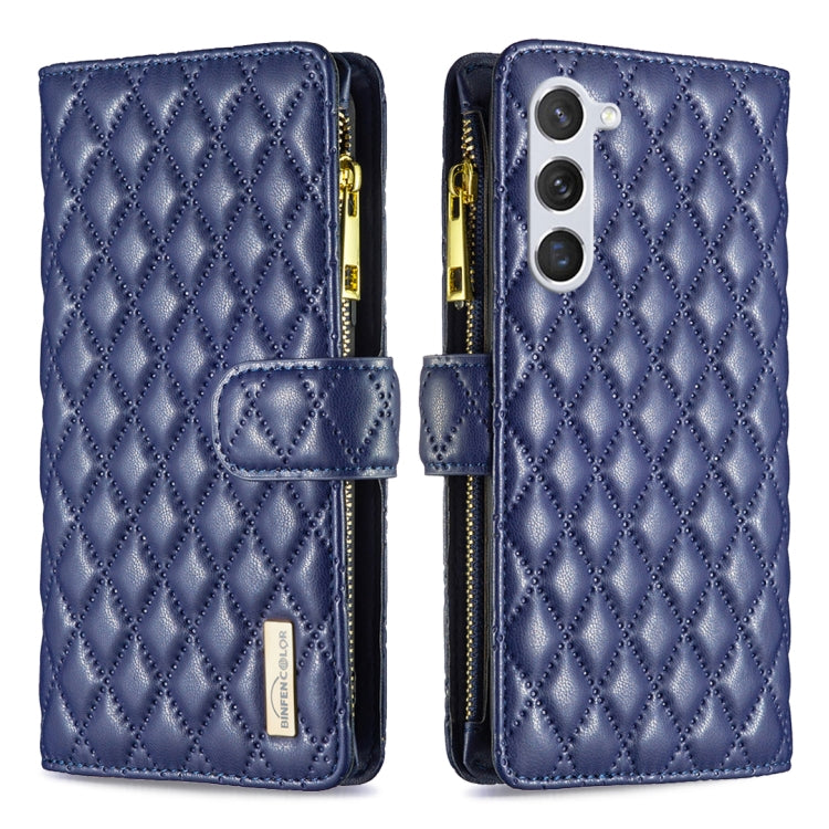 Custodia portafoglio in pelle con cerniera per Samsung Galaxy S24