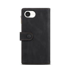 ESEBLE Custodia per cellulare in pelle RFID retro smerigliata, For iPhone 17e / 16e, For iPhone 16 Pro Max, For iPhone 16 Pro, For iPhone 16 Plus, For iPhone 16, For iPhone 15 Pro Max