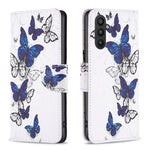 Custodia in pelle con motivo per Samsung Galaxy A25 5G